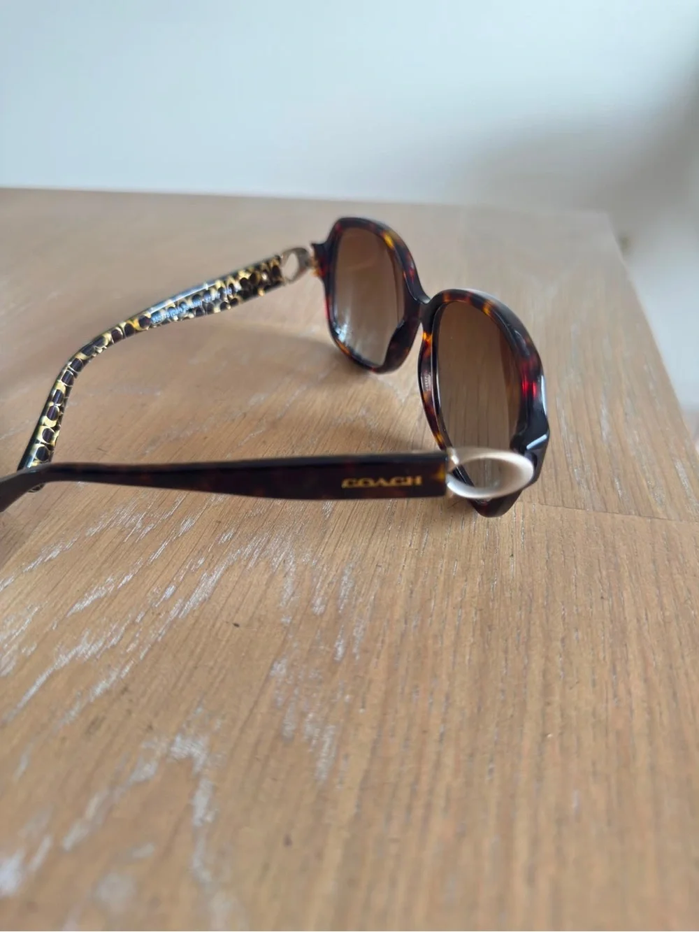 Coach Tortoiseshell Sunglasses with Brown Lenses